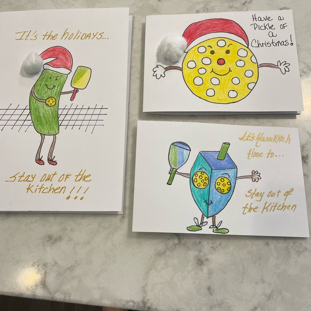 Pickleball….and more Pickleball!!SET OF 5